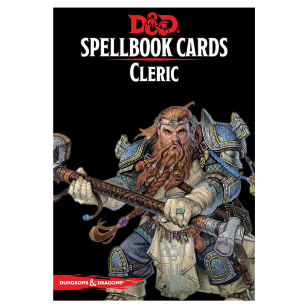 D&D 5th ed : Cleric Spellbook Cards