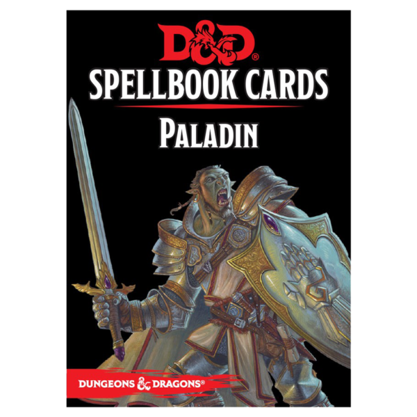D&D 5th ed : Paladin Spellbook Cards